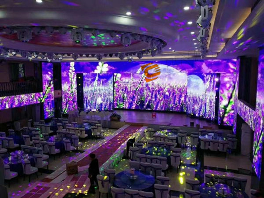 沈阳市嘉冕酒店LED室内P2.5全彩屏项目